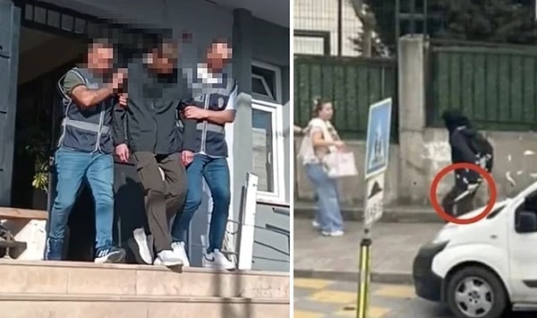 3 kişiyi yaralayan saldırgan kısa sürede yakalandı. Emniyetteki ifadesi sonrası adliyeye sevk edilen 17 yaşındaki M.G. hakkında tutuklama kararı çıktı.