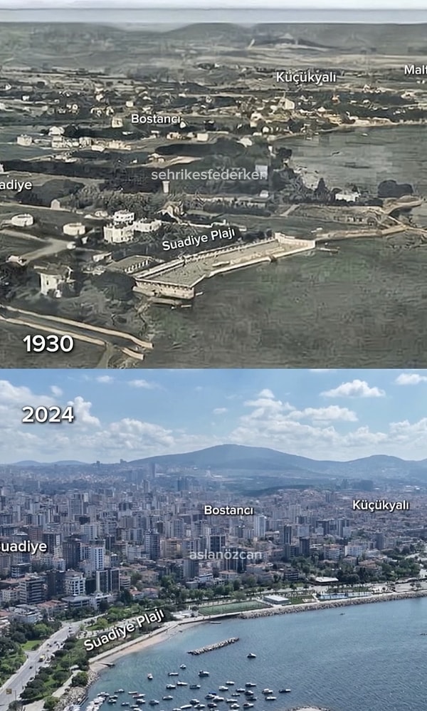 3. 1930- 2024 Suadiye'nin 94 yıllık değişimi