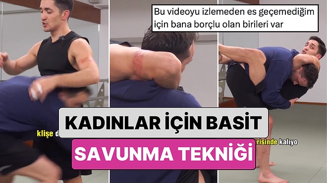 Bir Spor Eğitmeninin Kadınlar İçin Paylaştığı Basit Savunma Tekniği Son Yaşananlardan Sonra Yeniden Viral Oldu