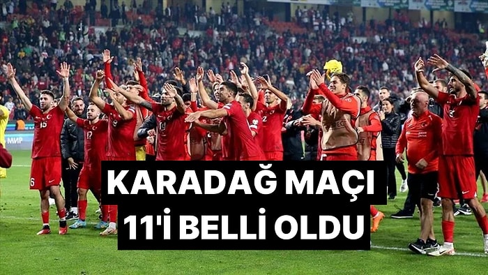 Milli Takımımızın Karadağ Karşısında İlk 11'i Belli Oldu: Kenan Yıldız Yedek