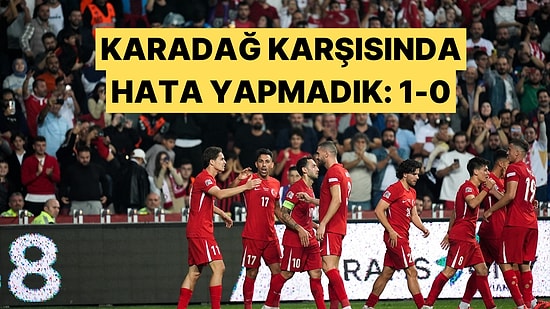 A Milli Takım Samsun'da Oynanan Maçta Karadağ'ı 1-0 Mağlup Etti