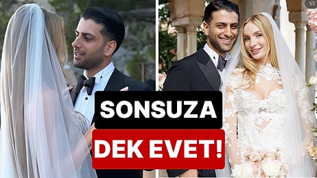 Birbirlerine İtalya'da 'Sonsuza Dek Evet' Diyen Emire Cansu ve Reynmen'in Düğün Töreninden İlk Kareler Geldi!