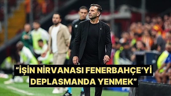 Okan Buruk, TV100 ekranlarında soruları yanıtladı. Ümit Karan'ın Mourinho ile ilgili sorduğu soruyu yanıtlayan Okan Buruk, sosyal medyada çok konuşulan fotoğrafla ilgili de açıklama yaptı.