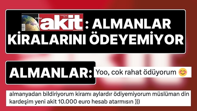 Yeni Akit ‘Almanlar Zor Durumda’ Dedi, Goygoycular Klavye Başında Şov Yaptı