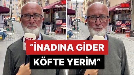 Köfteci Yusuf'a Kumpas Kurulduğunu Düşünen Vatandaş: "Emekli Maaşım Yetse İnadına Gider Köfte Yerim"