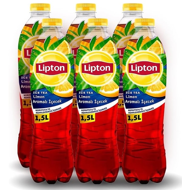 10. Lipton Ice Tea Limon Pet 6 x 1,5L