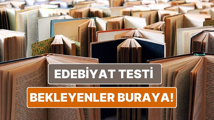 Lisede Edebiyat Dersini Sevenlere Çıtır Çerez Gelecek 10 Soruluk Test!