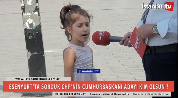 Aldığı toz içeceğin 10 liradan 100 liraya çıktığını söyleyen küçük kız, "Yeter bıktım artık. Her şey çok pahalı. Marketlere gidiyorum dondurmalar çok pahalı. Çocuk kıyafetleri de çok pahalı. Yeter..." diyerek isyan etti.