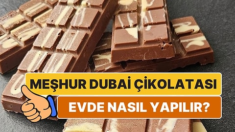 Dubai Çikolatası Malzemeleri ve Tarifi: Kadayıflı, Künefeli Dubai Çikolatası Evde Nasıl Yapılır?