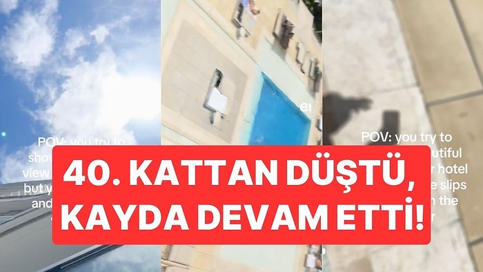 Cep Telefonu 40. Kattan Düştü, Sahibi Arkasından Bakakaldı! Düşüş Sonrası Kayda Devam Etti