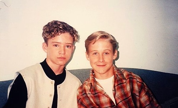 5. 1994'e ışınlanalım biraz. Justin Timberlake ve Ryan Gosling bugün dünyanın en ünlü isimleri olacaklarından habersiz, tatlı iki çocukken.