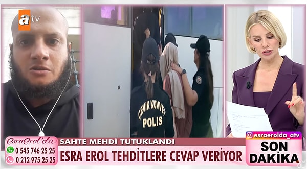 Söz konusu tehditlere sessiz kalmayıp tepki gösteren Esra Erol'da sosyal medya hesabından "Vazgeçmeyeceğim" diyerek dik duruşunu gösterdi.