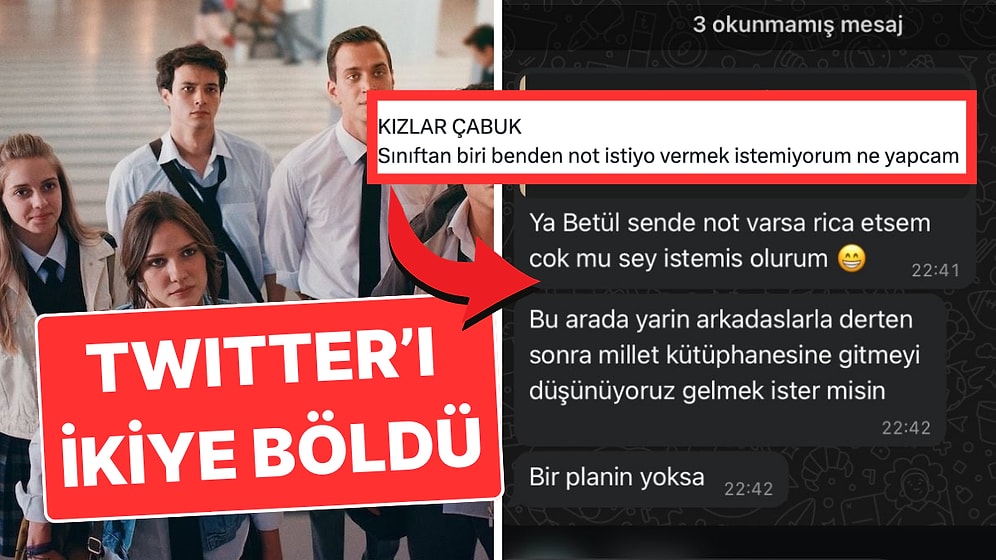 Ders Notlarını Arkadaşıyla Paylaşmak İstemeyen Öğrenci Kimine Bencil Kimine Haklı Geldi