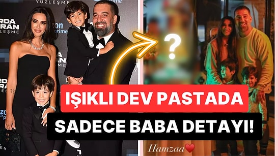 Keşke Babası Değil Kendi Olsaydı: Arda Turan ve Aslıhan Doğan'dan Oğullarına Şatafatlı Doğum Günü Pastası