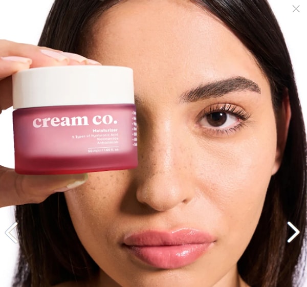 1. Cream Co. Moisturizer | Su Bazlı Nemlendirici