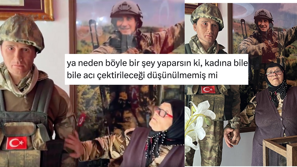 Şehit Annesine Oğlunun Heykelinin Hediye Edilmesi Tepkileri Beraberinde Getirdi