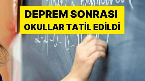 Malatya'da Şiddetli Deprem Meydana Geldi: Deprem Sonrası İki İlde Okullar Tatil Edildi