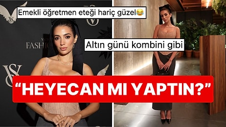 Fiyonk Kadın Rachel Araz Victoria's Secret Defilesinde Giydiği Uzun Etekle Altın Gününü Anımsattı!