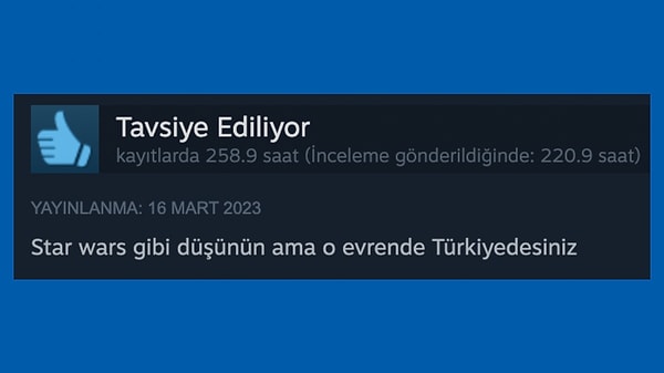 Uzun zaman önce, çok çok uzak bir galakside yine tanıdık bir köşe.