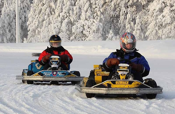 7. Ice Karting ile eğlenceli vakitler geçirin.