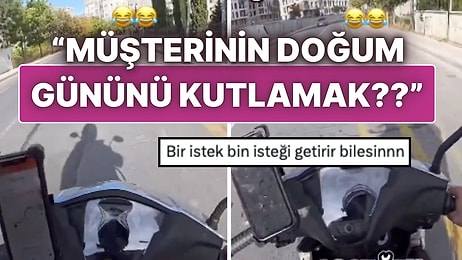 Motokuryeden Kahkahalara Boğan Anı: "Müşterinin Sevgilisinin Doğum Gününü Kutlamamı İstediler!"