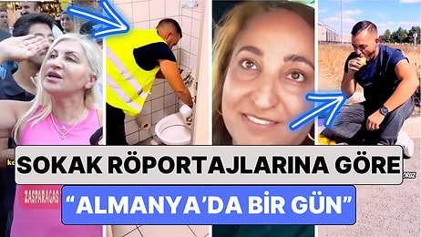 Bir Gurbetçi Sokak Röportajlarında Konuşanlara Göre Almanya'da Bir Günün Nasıl Geçtiğini Paylaştı