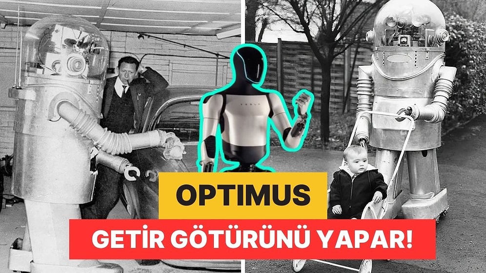 Optimus Getir Götürünü Yapar: 1966 Yılında İngiltere'de Piyasaya Sürülen Tinker Temizlik Robotu