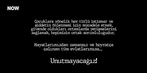 Cemre Baysel ve Alperen Duymaz'ın başrollerini paylaştığı Leyla: Hayat... Aşk... Adalet... dizisi yeni bölüm açılışında çocuklara yönelik şiddet ve istismara yönelik bir metin yayınladı.