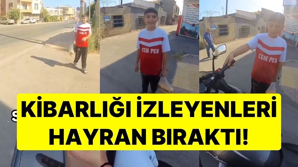 Kibarlığıyla İzleyenleri Hayran Bıraktı: Motosikletini Beğendiği Genç Kadınla Sohbet Eden Küçük Çocuk Gündemde