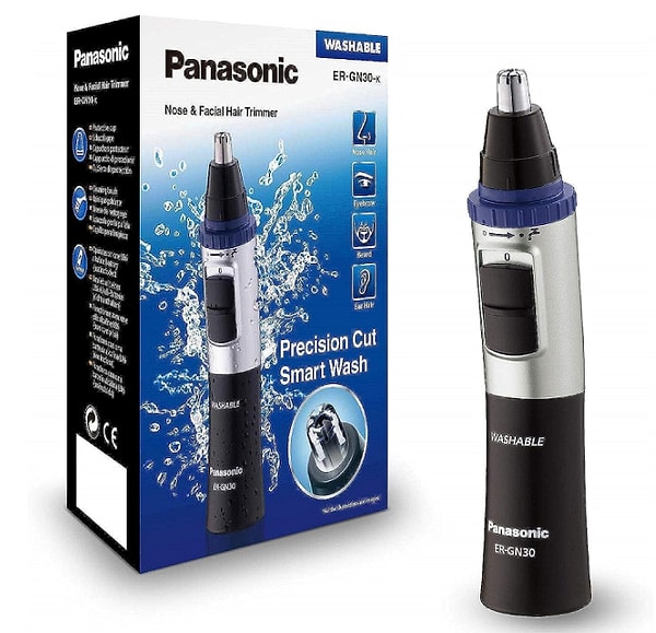 12. Panasonic ER-GN30-K503 Elektrikli Burun Kulak Tüy Kesme Makinesi Pilli