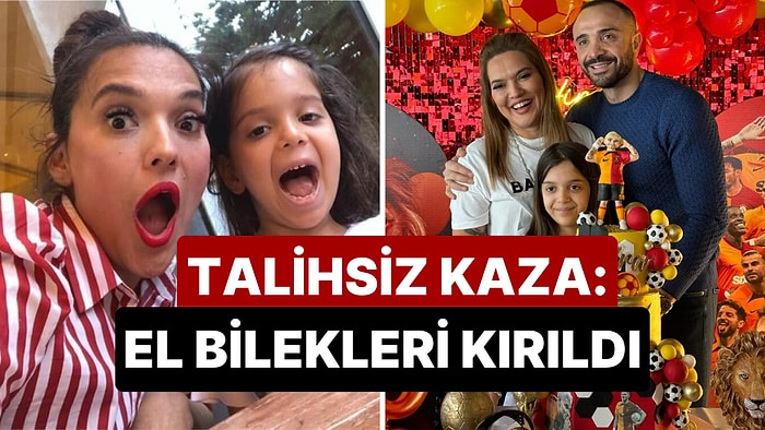 Ülkeye Apar Topar Geri Döndü: Demet Akalın'ın Kızı Hira Ters Takla Atarken İki El Bileğini Birden Kırdı!