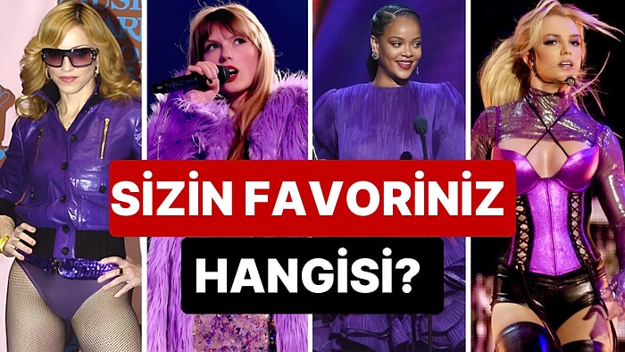 Baştan Aşağı Mora Bürünen Ünlü İsimlerin İkonik Kıyafetlerinin Arasında Sizin Favoriniz Kim?