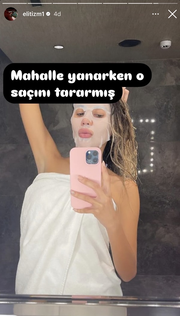 Bununla da yetinmeyen Bahar Candan ablasının Instagram'dan paylaştığı bir karesini yayınlayarak fena bir gönderme yaptı!