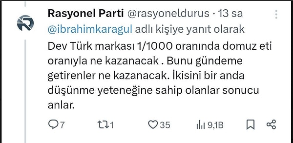 Bir kullanıcı da raporu mantıklı bulmadığını belirtti.