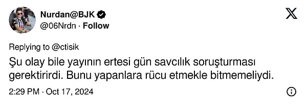 Candaş Tolga Işık'ın yaptığı bu paylaşıma çok sayıda yorum geldi👇