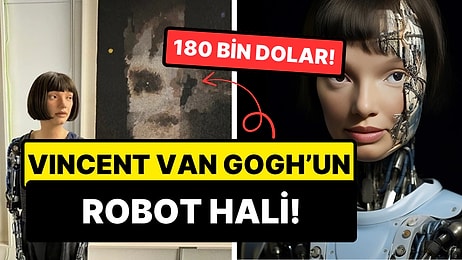 180 Bin Dolardan Alıcısı Olabilir: İnsansı Robotun Yaptığı Sanat Tablosu Açık Artırmada Satılacak