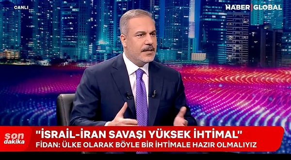 “Şu anda iç içe geçmiş olaylarla baş başayız. Bir yerde Filistin Gazze soykırımı bir yerde Lübnan var, bir yerde İran'la olası savaş ihtimali var. Hepsinin ayrı dinamiği var. Hepsinin farkındayız. Birincisi bölgede bu savaştan önce de İran ve unsurlarıyla bölgedeki birçok devletin aslında problemi vardı. Bu meselenin Filistin meselesi ile iç içe geçmesi büyük talihsizlik. Lübnan'a geldiği zaman sıra o hassasiyeti göstermediler. Analizlerimizin paylaşılması önemli ama daha da önemlisi devletlerin birçoğunun tavır koyamayacak durumda olması. Türkiye çok ciddi uyarılar yapıyor, mesaj veriyor, deklare edilmesi uygun olmayan hususları da paylaşıyor.