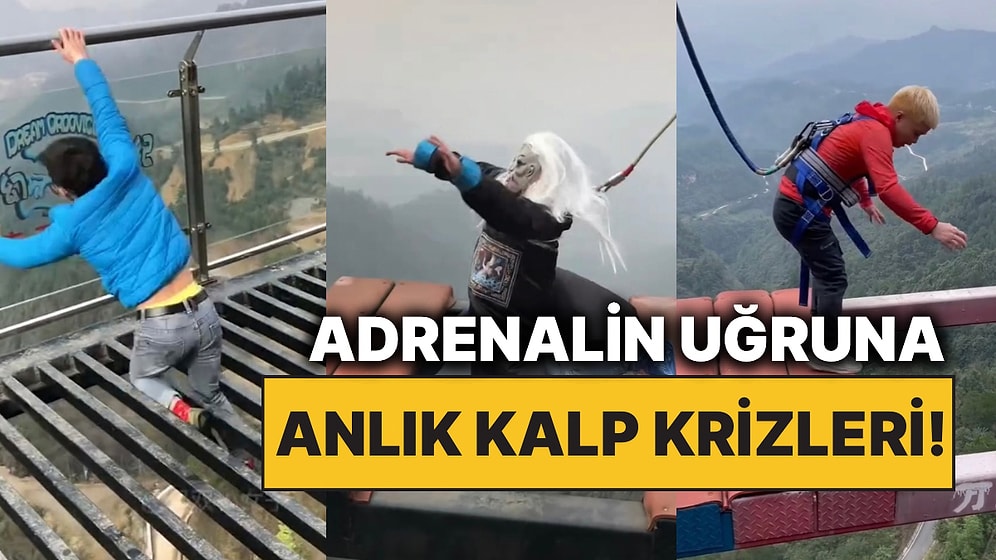 Adrenalinseverlerin Yerden Metrelerce Yüksekteki Korku Dolu Anları