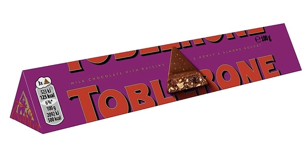 Toblerone Fruit & Nut Üzüm ve Kuruyemişli Tablet Çikolata