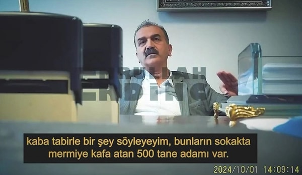 Mustafa Kemal Zengin soruşturma savcısına, “Sadece seni koruyarak olmaz, markete giden eşini, camiye giden babanı, çocuklarını da korumak lazım, bu adamlar devlet için yurt dışında operasyon yapan adamlar, sokakta mermiye kafa atacak 500 adamları var, içerdekileri sal, benimle fotoğraf çekip paylaş sana hiç kimse dokunamaz" demişti.