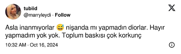 "Toplum baskısı..." 👇