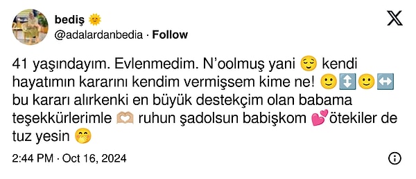 Evlenmemeye destek veren babalar da varmış oysa! 👇