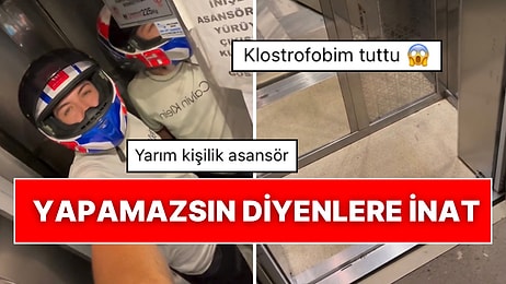 Görünce Klostrofobiniz Tutacak: Yarım Kişilik Asansör Nefesimizi Daralttı