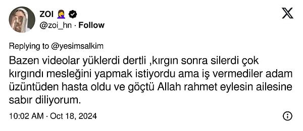 Yeşim Salkım'ın paylaşımına gelen yorumlar ise şöyle: