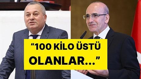 Cemal Enginyurt'tan Mehmet Şimşek'e Akılalmaz Vergi Tavsiyesi: ''100 Kilo Üstünde Olanlardan Bin TL Vergi Al''