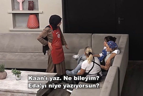 Eleme adaylarının belirlendiği anda Şirin'in Eda'yı yazması karşısında çıldıran Beyza, oylama sonrası kızlara rest çekti.