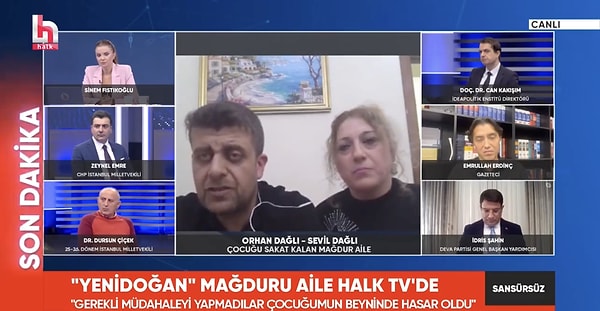 Kadın doğum uzmanının bebeğin iyi olduğunu, 1-2 hafta içinde tekrar görmek istediğini söyleyen acılı anne, yoğun bakıma alınan çocukları hakkında bilgi istediklerinde hemşirenin "Çocuğunuz kötü doğdu, ne bekliyordunuz?' diyerek terslediğini belirtti.