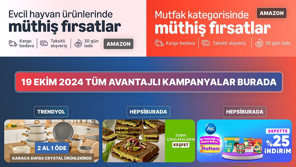 Bugün Hangi Markette ve Markada İndirim Var? 19 Ekim 2024 Fiyatı Düşen Ürünler