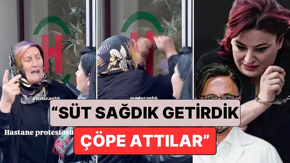 Mağdur Aileler "Yenidoğan Çetesi" Skandalına Karışan Hastanelerden Birinin Önünde Eyleme Başladı