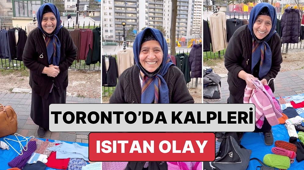 Bir Adamın Toronto'da Yaptığı El İşi Ürünleri Satan Bir Teyze ile Çektiği Video Viral Oldu